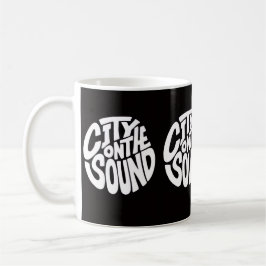 Coffee Mug | Bold Typography Urban Design Kaffemugg