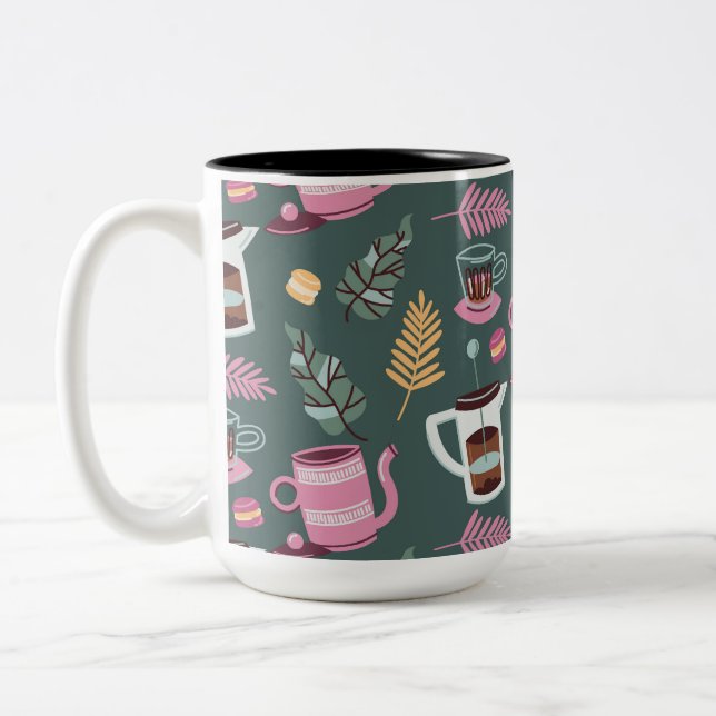 Coffee Mug design  Två-Tonad Mugg (Vänster)