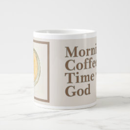 Coffee Mug: Morning Coffee Time with God Jumbo Mugg