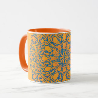 coffee mug orange color mugg