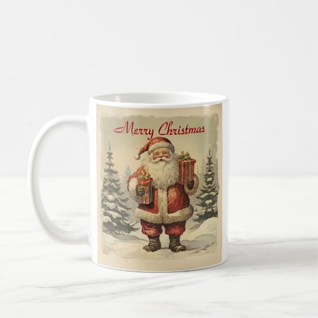  Coffee Mug tasse, de Noël Vintage  Kaffemugg (Vänster)