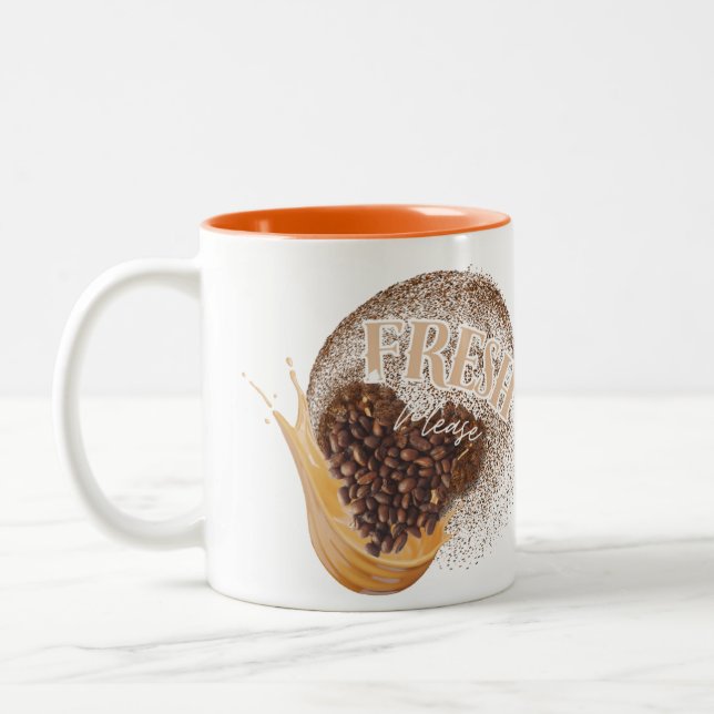 Coffee mug Två-Tonad mugg (Vänster)