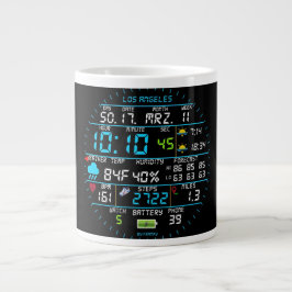 Coffee Mug with a Humorous Digital Design Jumbo Mugg