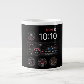 Coffee Mug with a Humorous Digital Design Jumbo Mugg