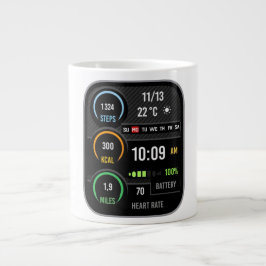 Coffee Mug with a Humorous Digital Design Jumbo Mugg