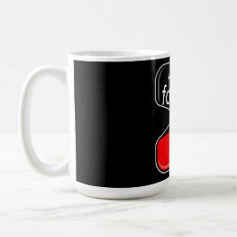 Coffee Mug with a Humorous Digital Design Kaffemugg