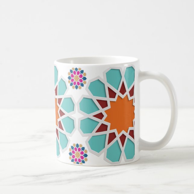 Coffee Mug with Touch of Moroccan Zellige Artistry Kaffemugg (Höger)
