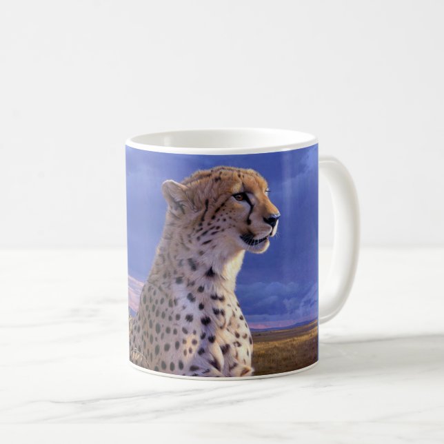 Coffee Mugg-Cheetah Kaffemugg (Framsida höger)