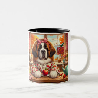 Coffee Mugg Fall Saint Bernard-konstverk