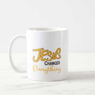 Coffee Mugg "Jesus ändrar allt"