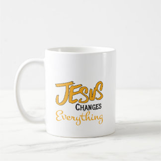 Coffee Mugg "Jesus ändrar allt"