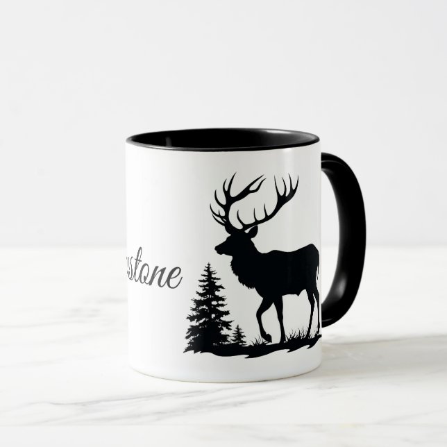 Coffee Mugg-Yellowstone Elk Mugg (Framsida höger)