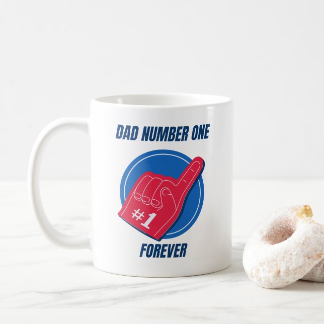Coffee Mugs for  dad number one Kaffemugg (Med munk)