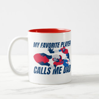  Coffee Mugs happy day dad Två-Tonad Mugg