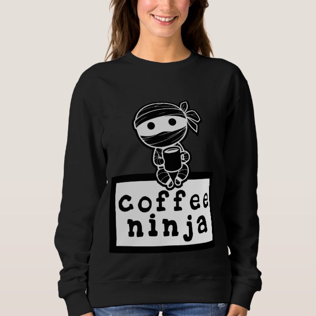 Coffee Ninja T Shirt (Framsida)