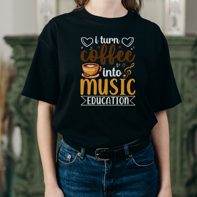 Coffee Notes Teacher Tshirt T Shirt (Skapare uppladdad)