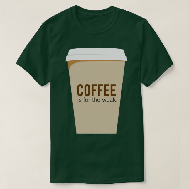 Coffee Pah Vem behöver det? T Shirt (Design framsida)