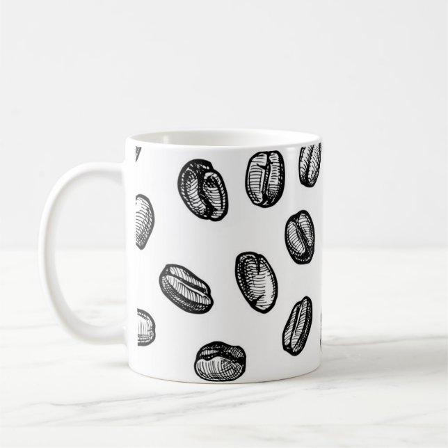Coffee pattern kaffemugg (Vänster)