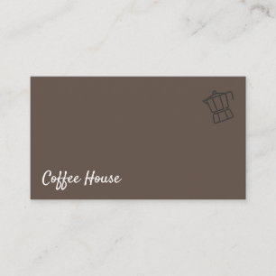 Coffee Pot Barista Visitkort