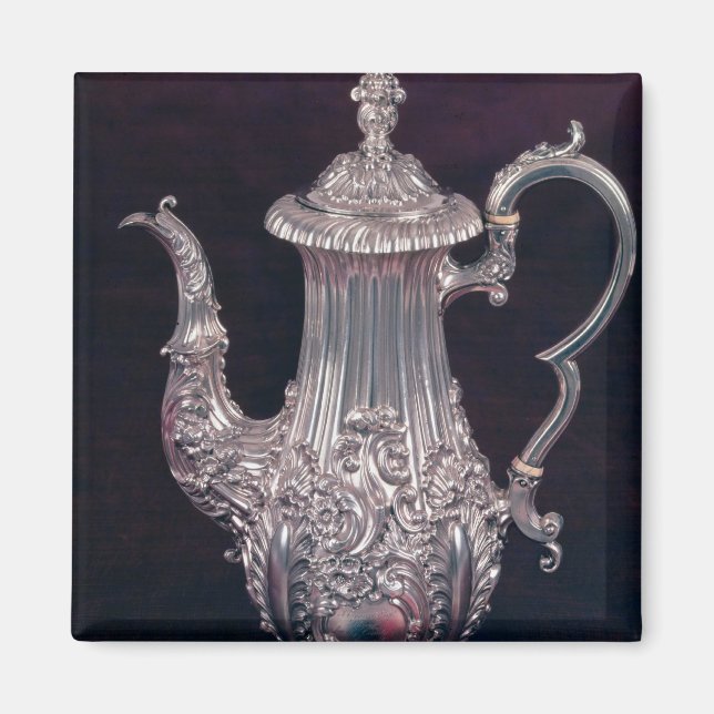 Coffee-pot från John Watson, Sheffield, 1818 Magnet (Framsidan)