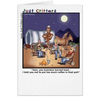 Coffee Pot Genie Hälsningskort