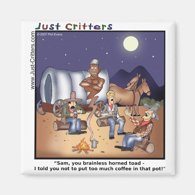 Coffee Pot Genie Magnet (Framsidan)