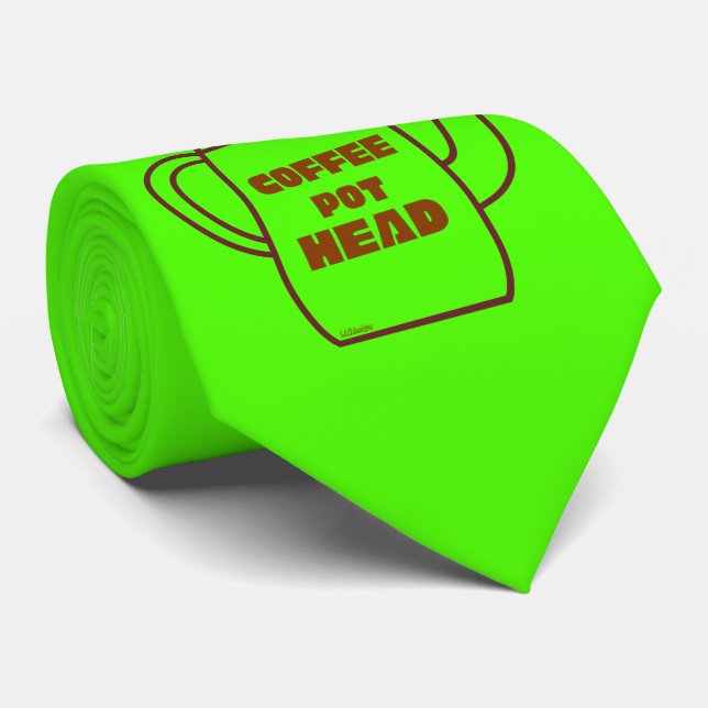 COFFEE POT HEAD Lustig kaffepumpoidé Slips (Rullad)