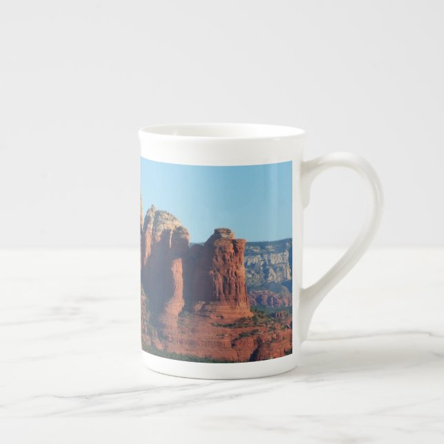 Coffee Pot Rock I i Sedona Arizona Benporslin Mugg (Höger)