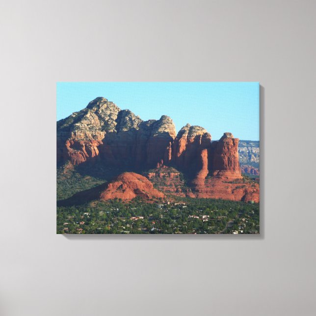 Coffee Pot Rock I i Sedona Arizona Canvastryck (Framsida)