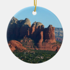 Coffee Pot Rock I i Sedona Arizona Julgransprydnad Keramik