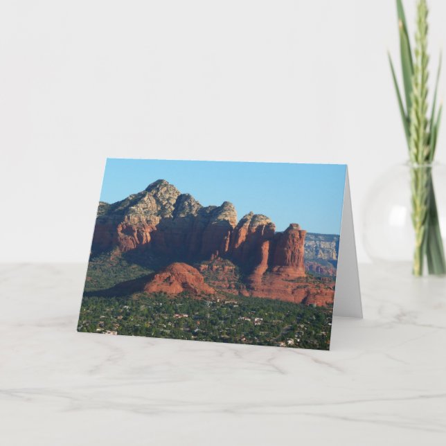 Coffee Pot Rock I i Sedona Arizona Kort (Framsida)