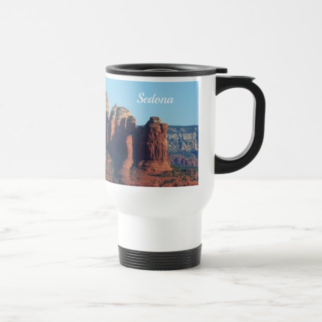 Coffee Pot Rock I i Sedona Arizona Resemugg (Höger)