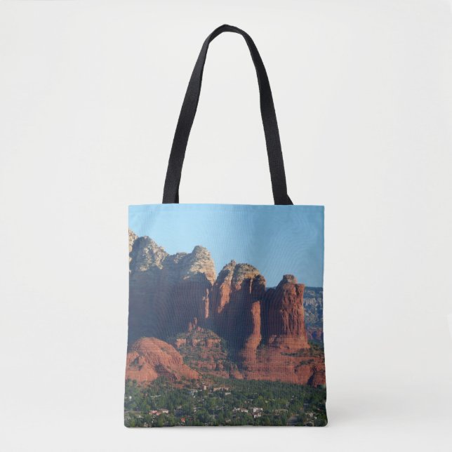 Coffee Pot Rock I i Sedona Arizona Tygkasse (Framsida)