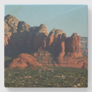 Coffee Pot Rock I i Sedona Arizona Underlägg Sten