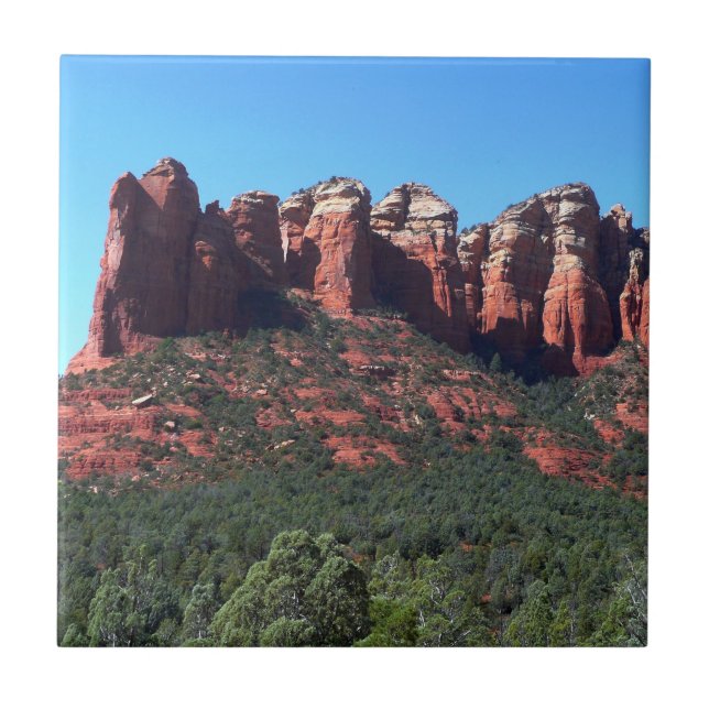 Coffee Pot Rock II i Sedona Arizona Kakelplatta (Framsidan)