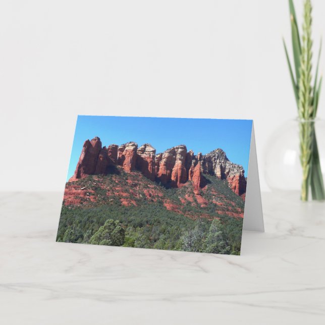 Coffee Pot Rock II i Sedona Arizona Kort (Framsida)