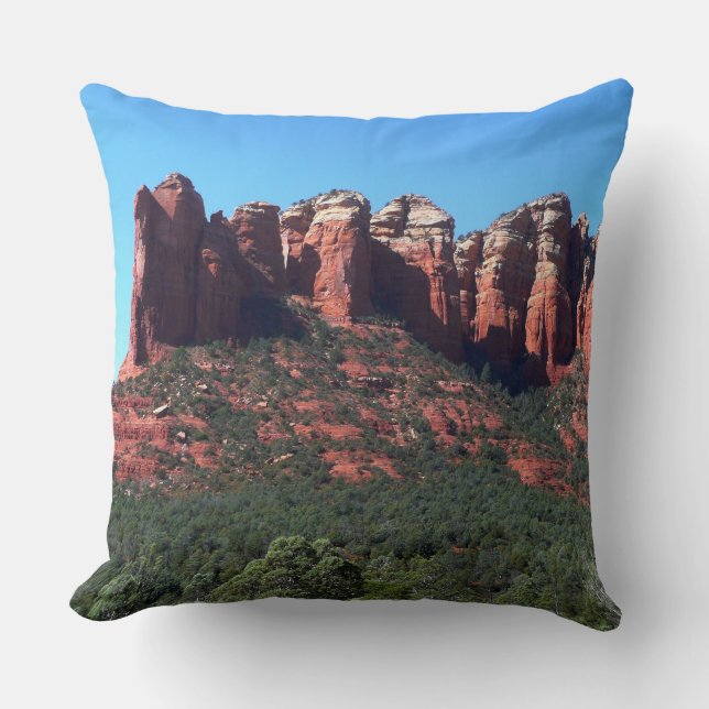Coffee Pot Rock II i Sedona Arizona Kudde (Framsida)