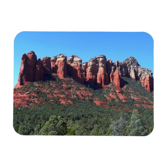 Coffee Pot Rock II i Sedona Arizona Magnet (Horisontell)