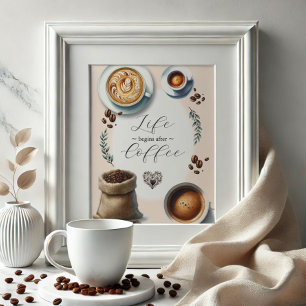 Coffee Pub Signs Poster
