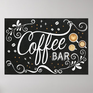 Coffee Pub-tecken Poster