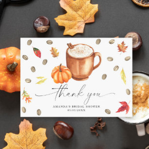 Coffee Pumpkin Tack för Möhippan Kort