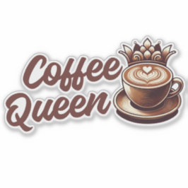 Coffee Queen Klistermärken