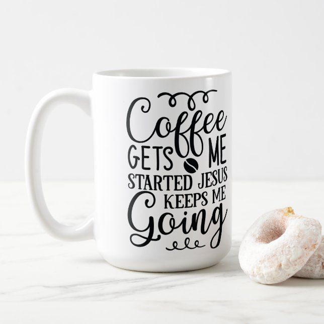 Coffee Quotes Kaffemugg (Med munk)