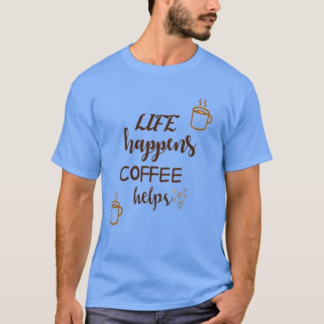 Coffee QuotesQuotes vintage T Shirt (Framsida)