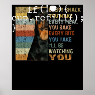 Coffee Refill Smart Coding Software Ingenjör Poster