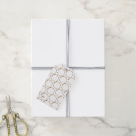COFFEE Ringar Brown White Artisan Roligt Presentetikett