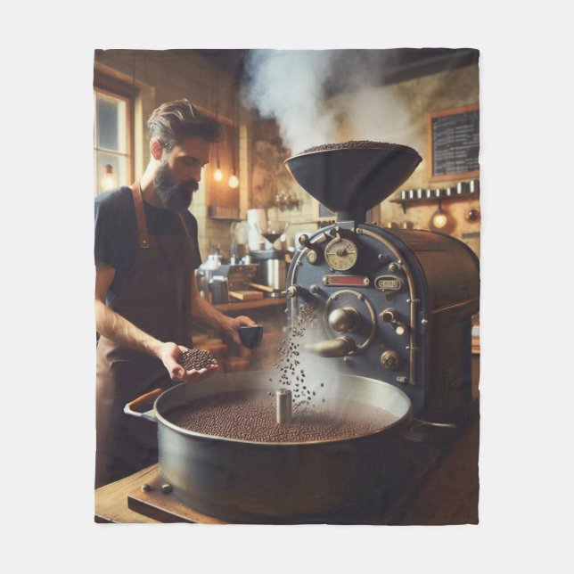 Coffee Roaster Fleecefilt (Framsidan)