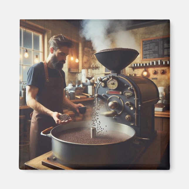 Coffee Roaster Magnet (Framsidan)