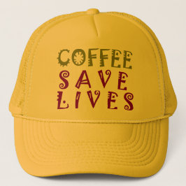 Coffee Saves Lives Truckerkeps
