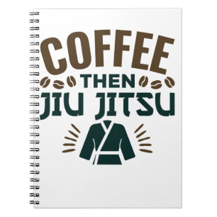 Coffee Sen Jiu Jitsu BJJ Jiujitsu Anteckningsbok